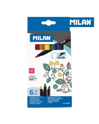 Milan Markers Ø4 mm Light Blue Multicolor - Premium Artistic Set
