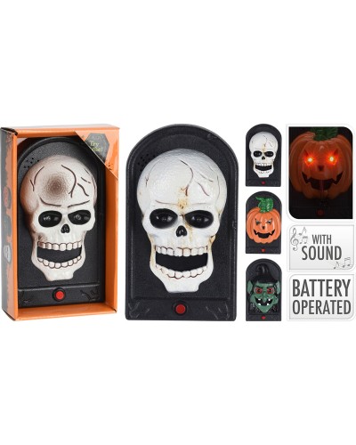 Decorazione Halloween Lifetime: Fantasma Luminoso con Suoni, Spavento Assicurato
