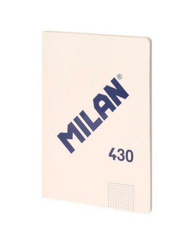 Cahier Milan 1918 Beige A4 Grille - Parfait pour les Notes
