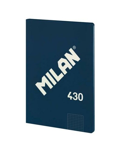 Milan Notebook 1918 A4 Navy Blue Grid - School Office
