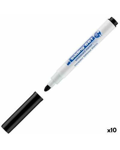 Whiteboard-marker Edding 661 Zwart (10 Stuks)