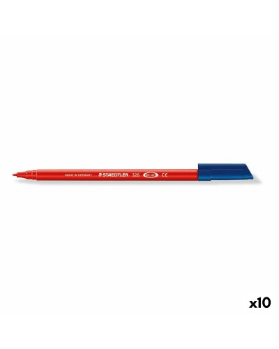 Staedtler Noris Club - Rotuladores Rojos Punta Media - Set de 10 Unidades
