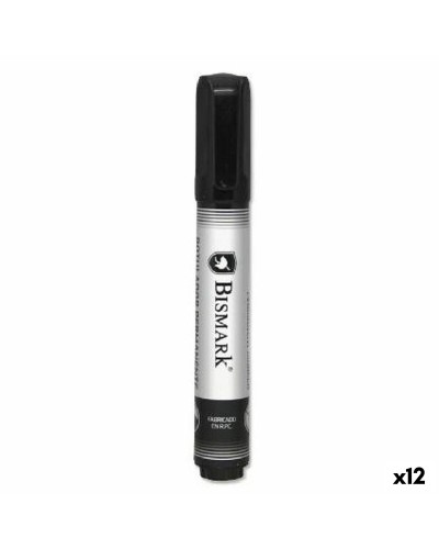 Permanenttimarkkeri Bismark Musta 1,5 mm (12 osaa)