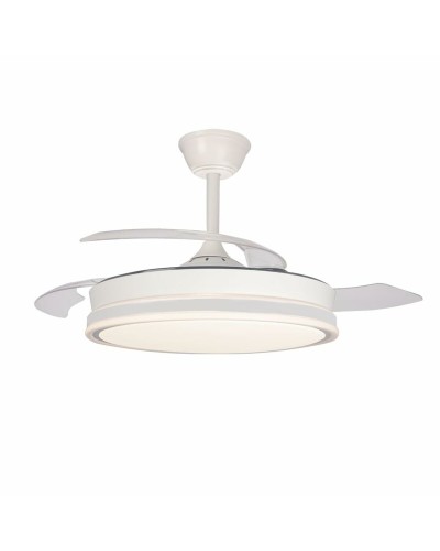 Ventilatore da Soffitto CristalRecord SUPERECO RETRAC 45W MD Trasparente