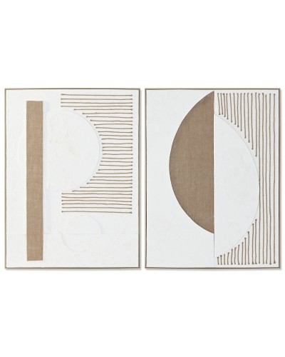 Painting Home ESPRIT Paper polystyrene 92,5 x 4,5 x 122,5 cm