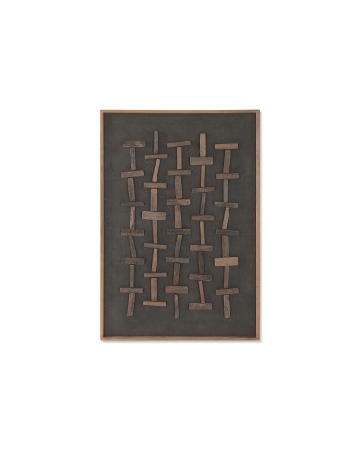 Cadre Home ESPRIT Pin Bois Recyclé 82 x 4 x 122 cm