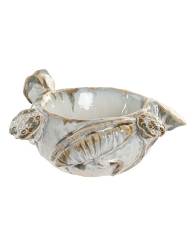 Centro de Mesa Home ESPRIT Azul Blanco Shabby Chic 28 x 25 x 13 cm