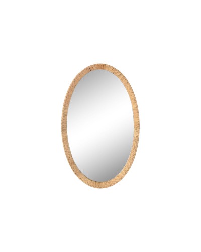 Wall mirror Home ESPRIT Natural Scandi 53 X 4,5 X 85 CM