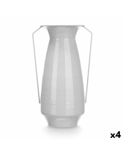 Vaas Gift Decor Grijs Ijzer Kegelvormig 25,5 x 41,5 x 18,5 cm (4 Stuks)