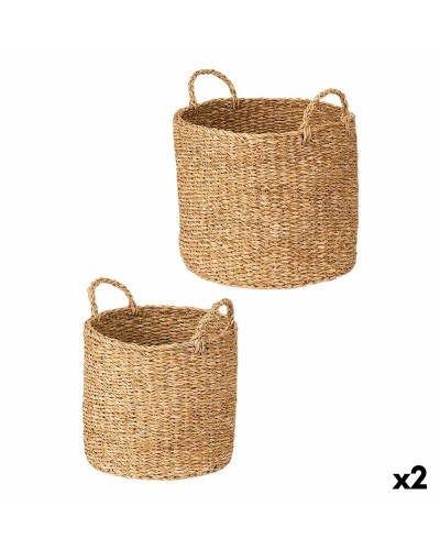 Korbsatz Gift Decor Braun Seetang 2 Stücke (2 Stück)