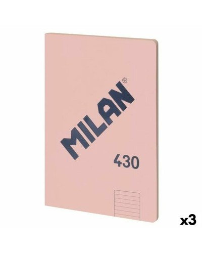 Agenda Milán A4 Rosa - 48 Hojas, 21x29.7cm (x3)
