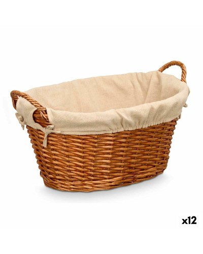 Multifunktionell korg Kipit Naturell Polyester Bomull vide (12 antal)