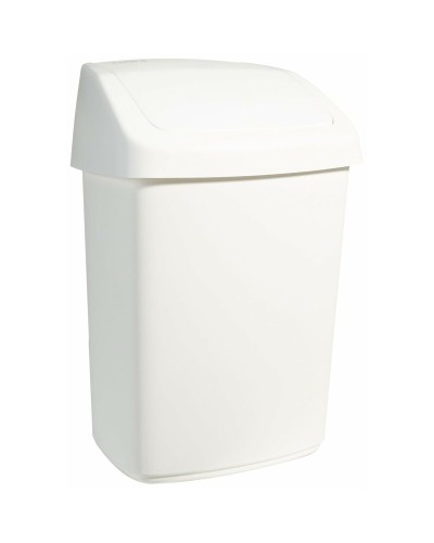 Abfalleimer Rubbermaid R000877 Weiß Schwarz Kunststoff 25 L