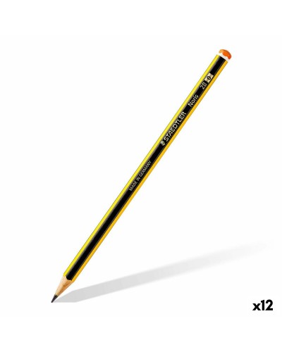 Staedtler Noris 120 Crayon Graphite Hexagonal 2B - Set de 12 Pièces - Écriture et Dessin
