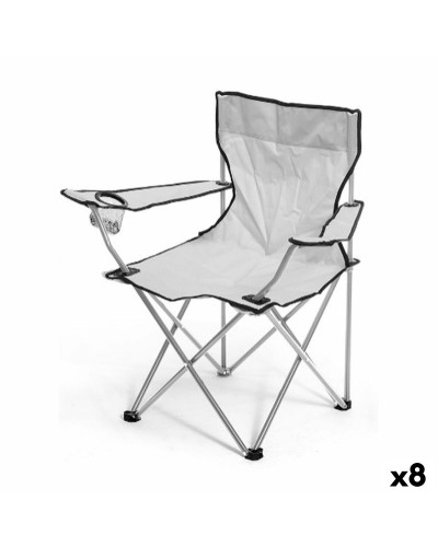 Silla de Pesca Gift Decor Gris 79 x 47 x 79 cm (8 Unidades)