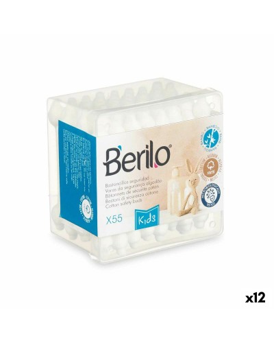 Bastoncillos de Algodón Berilo Kids (12 Unidades)