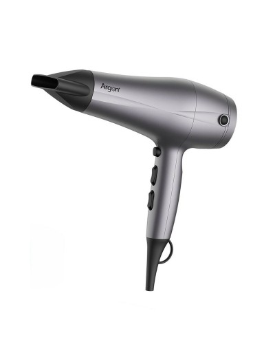 Föhn Argon Schwarz Silberfarben 2400 W