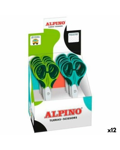Alpine Scissors 13cm - Rounded Tip - Set of 12 Pieces - School & Office
