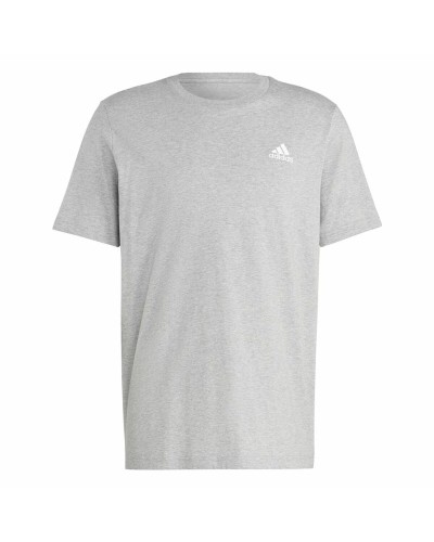 Camiseta de Manga Corta Hombre Adidas Essentials Gris claro S