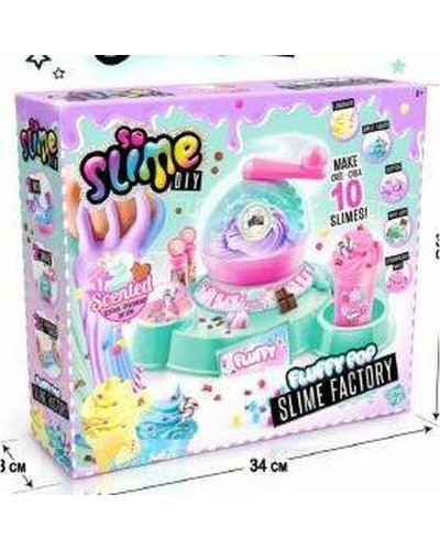 Slime Canal Toys Fluffy Rosa Turkos