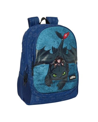 Schoolrugzak How to Train Your Dragon Donkerblauw 32 x 44 x 16 cm