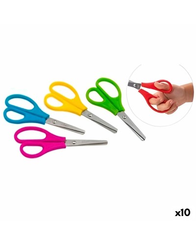 Faibo Scissors 13.5 cm - Set of 10 Pieces - School, Office, Hobby
