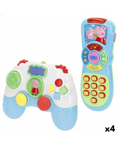 Telefono di Apprendimento Peppa Pig 15 x 11 x 5 cm (4 Unità)