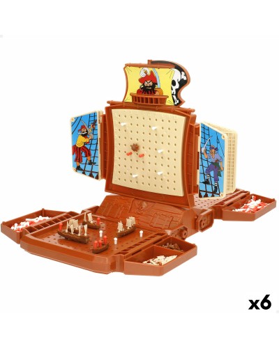 Zeeslag Spel Colorbaby (6 Stuks)