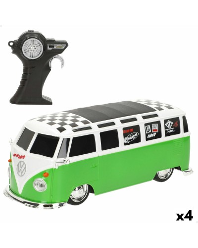 Politiewagen op Afstandsbediening Volkswagen COMBI 20 x 8 x 9 cm (4 Stuks)