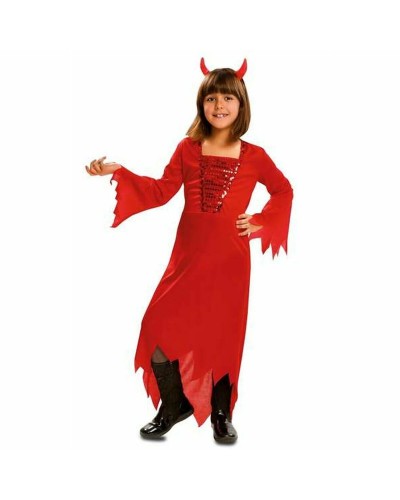My Other Me Costume Demonio Donna Bambina - Travestimento Halloween Taglia Unica
