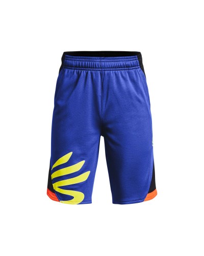 Sportshorts för barn Under Armour Curry Splash Blå