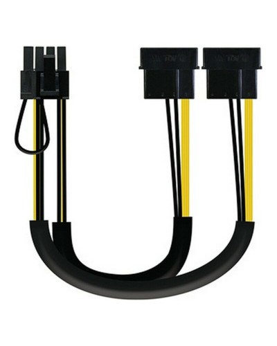NANOCABLE PCI-e Molex Stromkabel 20cm - Grafikkarten PC - Premium Qualität

