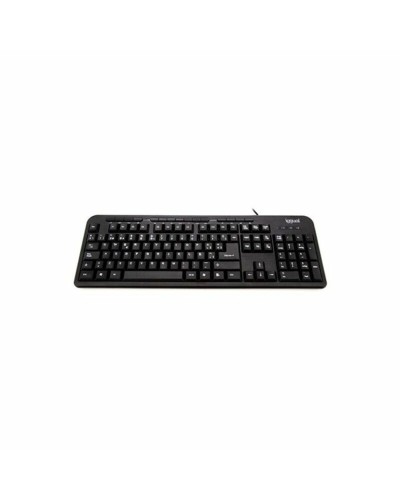 Iggual CK-BASIC-120T Tastiera USB QWERTY Spagnola - Nera, Layout Compatto
