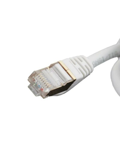 iggual CAT7 FTP Rigid Network Cable 3m White - High Speed and Security
