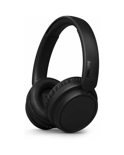Philips TAH5209BK Wireless Over-Ear Headphones - Black, Powerful Bass
