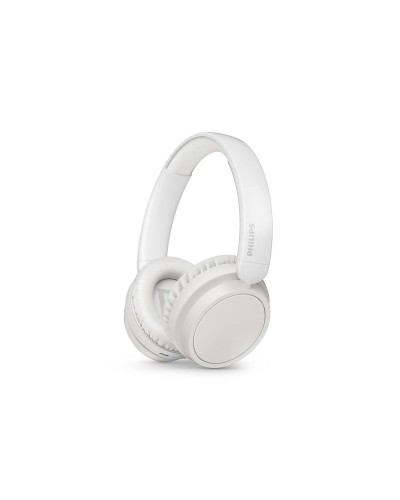 Philips TAH5209WT Wireless Over-Ear Headphones - White - Powerful Bass
