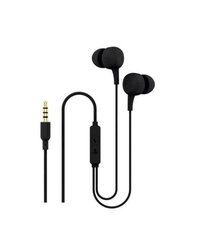KSIX Ergonomic Earphones with Microphone - Clear Audio and Optimal Comfort
