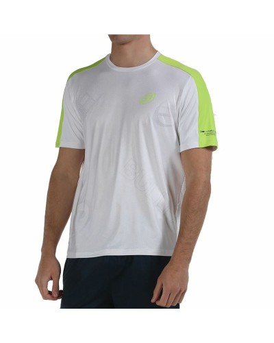 Bullpadel Men's White Short Sleeve T-Shirt - Breathable Tennis Padel
