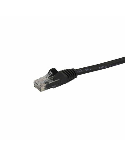 Startech CAT6 UTP Netzwerkkabel 50cm - Starr, Schwarz - Schnelle Ethernet-Verbindung
