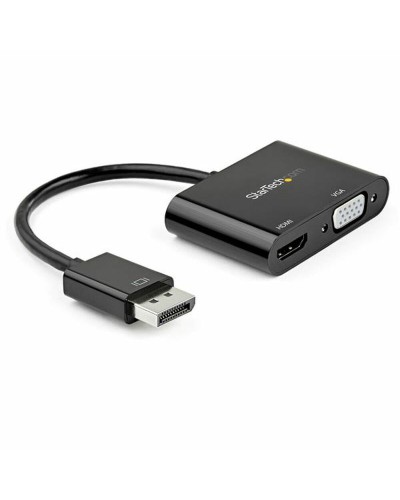 Startech Adaptateur DisplayPort vers HDMI/VGA 4K Ultra HD Noir
