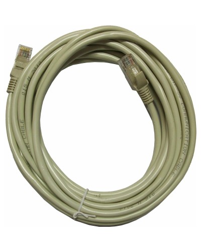 3GO Tubo Cat5e FTP Gris 3m - Cable de Parche Ethernet LAN Alta Velocidad

