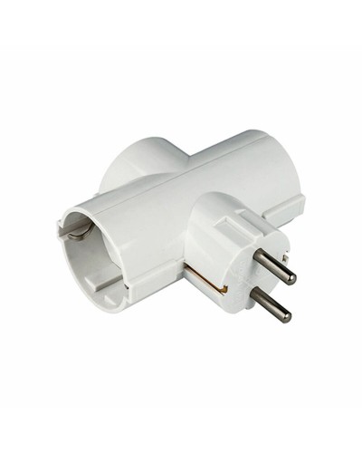 Pistokeadapteri NIMO Schuko 16A 250V Blanco