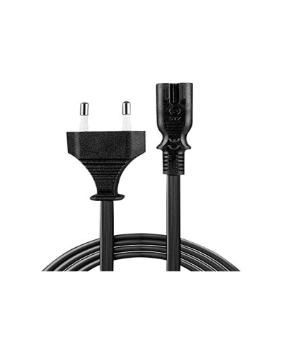 LINDY Power Cord C7, 2m, Black - CEE7/16, PC Power Supply
