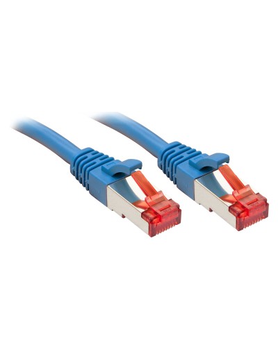 LINDY Cavo Rete CAT6 Rigido UTP Azzurro 1m - Internet Ethernet Veloce
