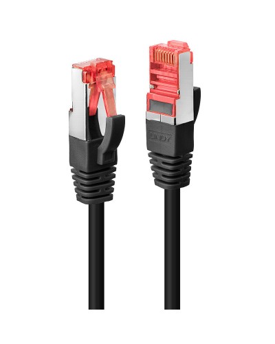 LINDY Câble Réseau CAT6 Rigide UTP 3m Noir - Connexion Internet Rapide
