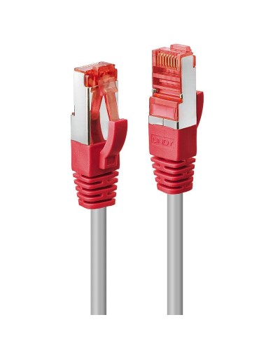 LINDY Câble Réseau Cat6 UTP Rigide 2m Gris - Connexion Internet Rapide
