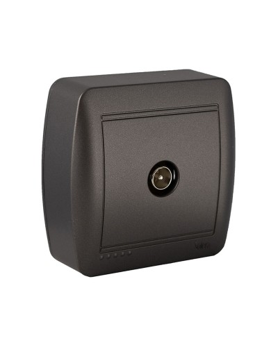 Solera Presa Antenna TV/Radio Grafite Muro - Connessione Ottimale
