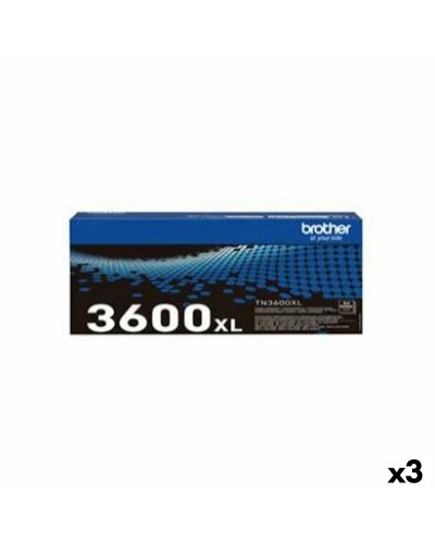 Original Toner Brother HLL5210DN, 5210DW, 5215DN, 6210DW, 6410DN, DCPL551 Svart (3 antal)