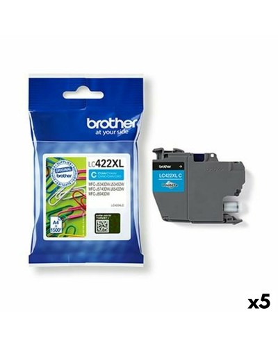 Brother Cartucho de Tinta Cian MFCJ5340DW/5740DW/6540DW/6940DW - 5 Unidades
