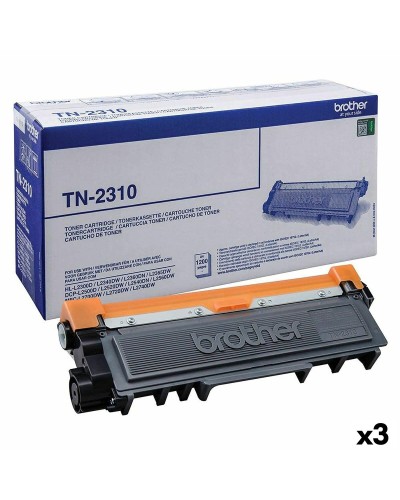 Originele Toner Brother L-2300D, 2340DW, 2360DN, 2365DW, 2540, 2700 Zwart (3 Stuks)